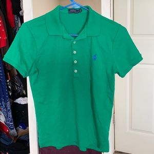 Green Polo button